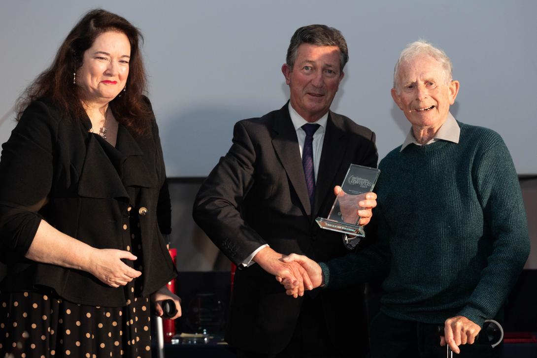 KFRS Chief Executive Ann Millington, Chairman of Kent and Medway Fire and Rescue Authority, and John Pratt.