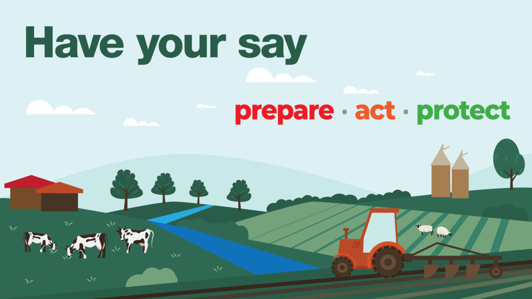 CRMP banner image, asking people to have their say