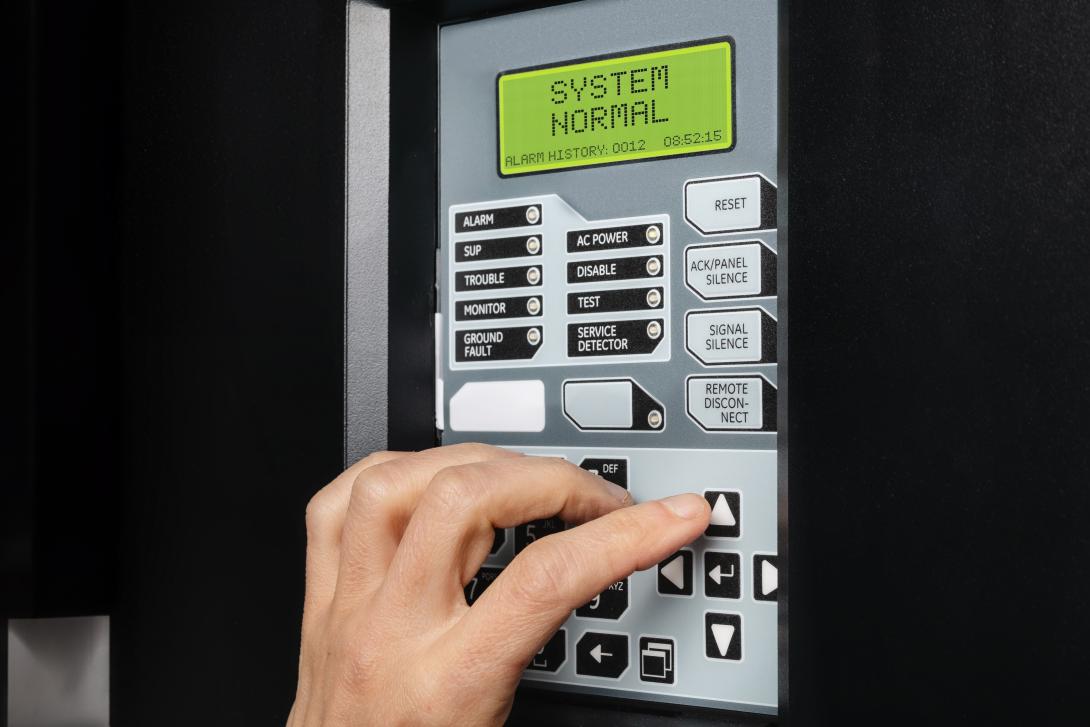 alarm control panel