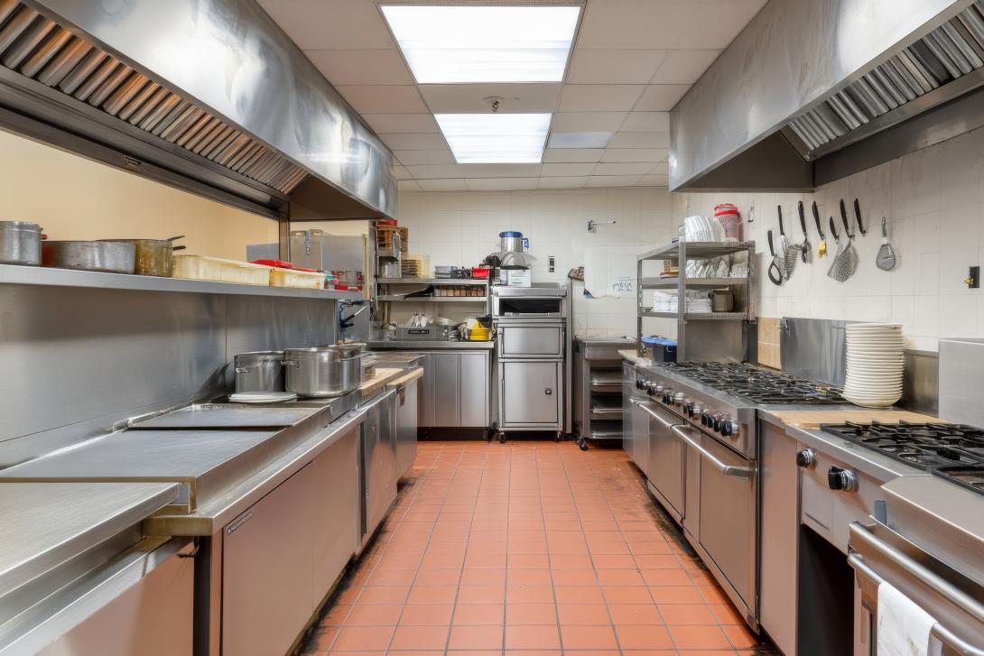 a commercial kitchen