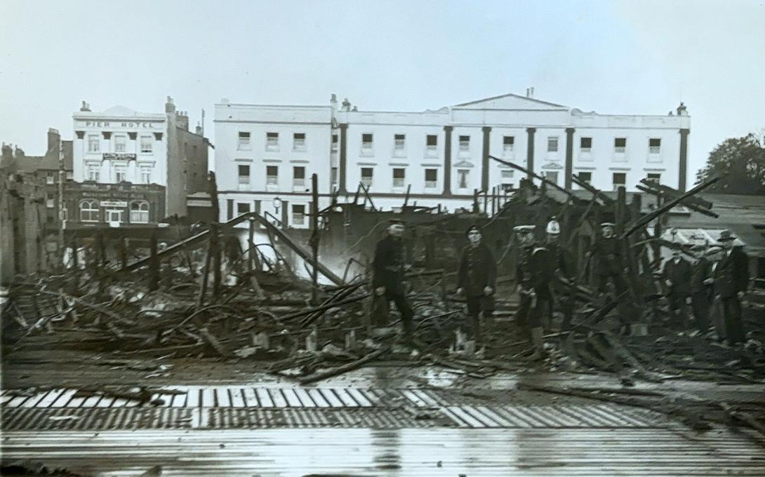 Herne Bay pier fire 1928