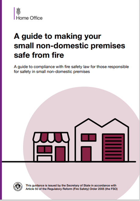 Cover to Home Office Guidance for small non-domestic premises